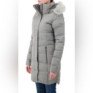 COLUMBIA WOMEN'S MONTFERLAND MID JACKET CITY GREY TEXTURE Parka coat